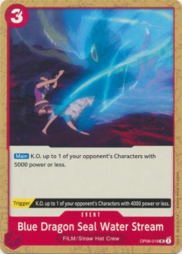 Blue Dragon Seal Water Stream