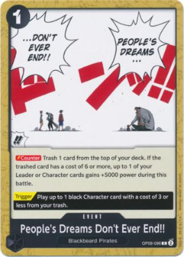 People's Dreams Don't Ever End!!