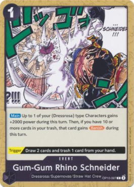 Gum-Gum Rhino Schneider