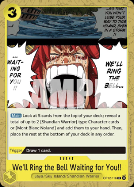 We'll Ring the Bell Waiting for You!!