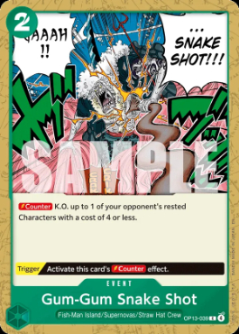 Gum-Gum Snake Shot